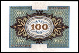 Germany, Reichsbanknote, 100 mark, 1-11-1920, various series (Pick 69). EF. - Image 2