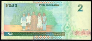 Fiji, Reserve Bank, 2 dollars, (1996), AP prefix (Pick 96b). AUNC. - Image 2