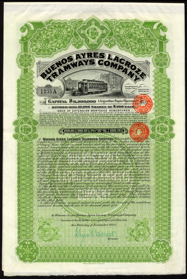Buenos Ayres Lacroze 1910