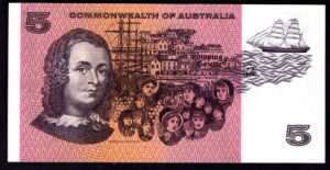 Australia, Reserve Bank, $5, Coombs-Randall (1967), NBU 797791 (Pick 39a). GEF. - Image 2