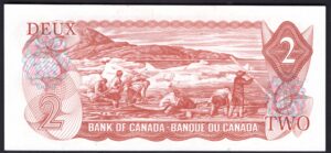 Canada, Bank of Canada, $2, 1974, AGZ 2449661 (Pick 86b). GEF. - Image 2