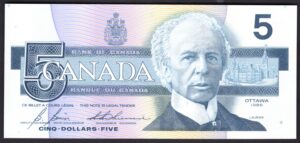Canada, Bank of Canada, $5, 1986, series GPC (Pick 95c). AUNC.