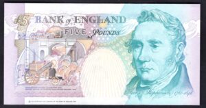 Kentfield, Bank of England, £5 (1993), AC68 351573 (Duggleby; B364). GEF. - Image 2