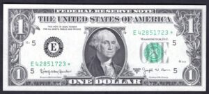 U.S.A., Federal Reserve, $1, 1963B, Richmond, replacements (Pick 443c), AUNC.