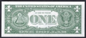 U.S.A., Federal Reserve, $1, 1963B, New York, Block B---H (Pick 443c). AUNC. - Image 2