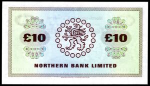 Northern Ireland, Northern Bank, £10, 1 Jan. 1976, Series E (PMI NR97), AUNC - Image 2