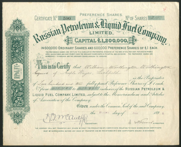 Russian Petroleum & Liquid Fuel