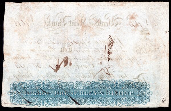 Weald of Kent Bank, Cranbrook. £10, 18[13]. Argles, Bishop, Brenchley ...