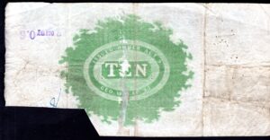 Faversham Bank (Hilton & Rigden), Faversham. £10, 18[86] (Outing 786f) - Image 2