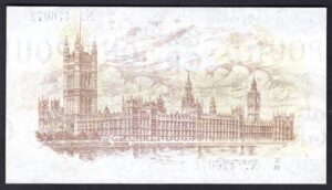 Treasury, Warren Fisher, £1, First Issue (1919), X/15 476071 (EPM T24 ). GVF. - Image 2