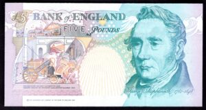 Bank of England, Kentfield, £5 (1993), series CK22 (Duggleby B364). AU-UNC. - Image 2