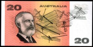 Australia, Reserve Bank, Knight-Stone, $20 (1979), XVT 543297 (Pick 46c),VF-EF - Image 2