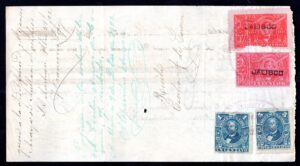 Mexico: Bill of Exchange from Antonio de la Pena, Masocota 1892, to Banco de Londres y Mexico No 6312. - Image 2