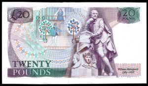 Bank of England, Somerset, £20 (1984), first run, low number 01A 000549 (Duggleby B351). NEF. - Image 2