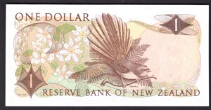 New Zealand, Reserve Bank, $1, (1977), replacement, series Y92 (WPM 163dr). AU. - Image 2