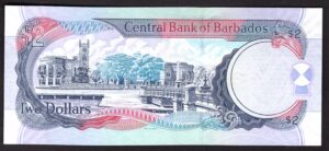 Barbados, Central Bank, $2, 1 May 2007, H41 467753 Williams signature, (WPM 66a), AU. - Image 2
