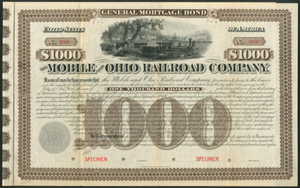 Mobile & Ohio RR 1000