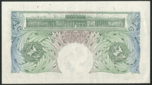Bank of England, K. O. Peppiatt, £1, (1948), threaded paper, series C78B, EF, rust marks - Image 2