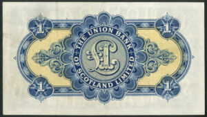 Scotland, Union Bank of Scotland Ltd., £1, 3rd Oct 1927, Hird/McCrindle, GVF - Image 2