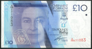 Gibraltar, £10, 1st Jan 2010, Pick 36, UNC