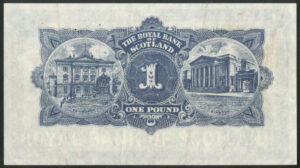 Scotland, Royal Bank of Scotland, £1, 11th October 1948, T. Brown, VF - Image 2