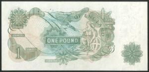 Bank of England, J.B. Page, £1, replacement MS-- mid series (EPM B323)|. UNC - Image 2