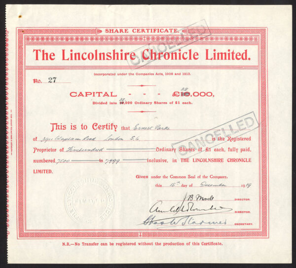Lincolnshire Chronicle