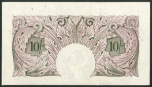 Bank of England, K.O. Peppiatt, 10 shillings, [1940], series E68D, AUNC - Image 2