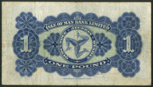 Isle of Man, Isle of Man Bank Ltd., 1 pound, 10th Nov 1950, West/Kelly M281, F - Image 2