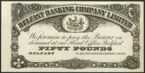 Northern Ireland, Belfast Banking Co. Ltd., £50, proof, circa 1923-1966 PMI BB86