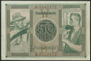 German, Reichsbanknote, 50 marks, 23rd July 1920 (Pick 68), AEF - Image 2