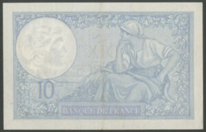 France, Banque de France, 10 francs, 14-9-1939, Pick 84, EF - Image 2