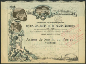 France, Compagnie des Eaux Minerales et Thermales de Brides-les-Bains et de Salins-Moutiers - Image 1