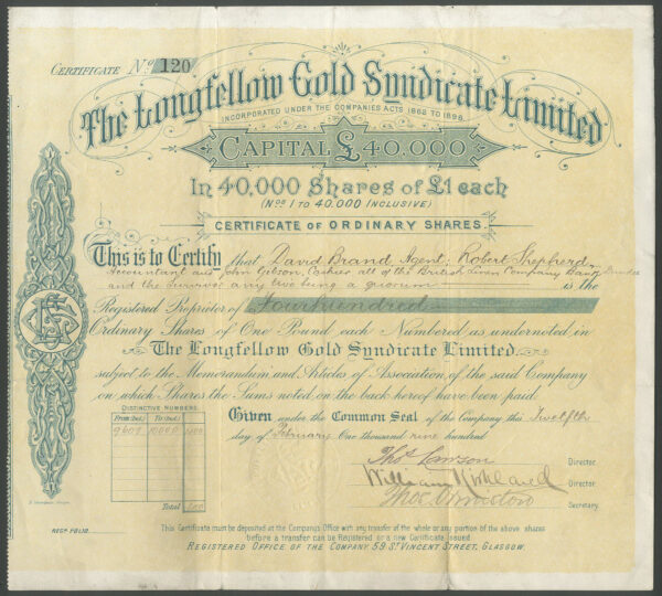Longfellow Gold 120