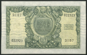 Italy, Repubblica Italiana, 50 lire, 1951, sig. Bolaffi etc. (Pick 91a), AUNC - Image 2
