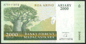 Madagascar, Banky Foiben'i, 2000 ariary, [2009] (Pick 90b), UNC