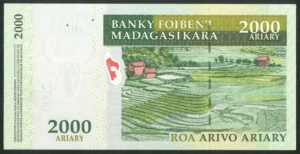 Madagascar, Banky Foiben'i, 2000 ariary, [2009] (Pick 90b), UNC - Image 2