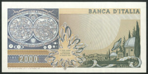 Italy, Banca d'Italia, 2000 lire, 1973, Pick 103a, GEF - Image 2