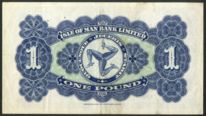 Isle of Man, Isle of Man Bank Ltd., 1 pound, 9th June 1936, U/2 6289, GVF and rare - Image 2