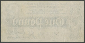 Treasury, John Bradbury, 1 pound, (1914), J/18 062828, EPM T3-3. Near EF. - Image 2
