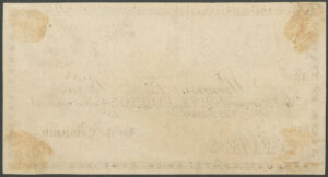 Lincoln and Lindsey Banking Company, £5, 18-, Gainsborough, proof, EF - Image 2