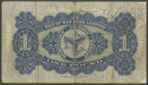 Isle of Man, Isle of Man Bank Ltd., 1 pound, 5th May 1937, V/2 2998, VG but scarce - Image 2