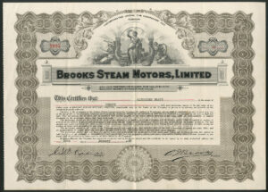 Canada: Brooks Steam Motors Ltd., preferred stock of $10, 19[25]