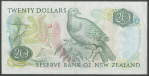 New Zealand, Reserve Bank of New Zealand, 20 dollars, (1985-89) (Pick 173b). GVF - Image 2