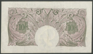 Bank of England, K.O. Peppiatt, 10 shillings, (1940), series S61D (EPM B251), GVF - Image 2