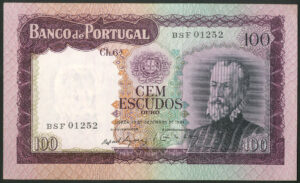 Portugal, Banco de Portugal, 100 escudos, 19-12-1961 (Pick 165a), AEF