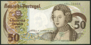 Portugal, Banco de Portugal, 50 escudos, 1-2-1980 (Pick 174b), UNC
