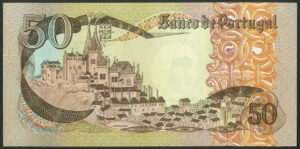 Portugal, Banco de Portugal, 50 escudos, 28-5-1968 (Pick 174a), AUNC - Image 2
