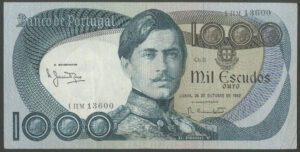 Portugal, Banco de Portugal, 1000 escudos, 26th Oct. 1982 (Pick 175e), VF