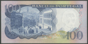 Portugal, Banco de Portugal, 100 escudos, 30 November 1965 (Pick 169a), AUNC - Image 2